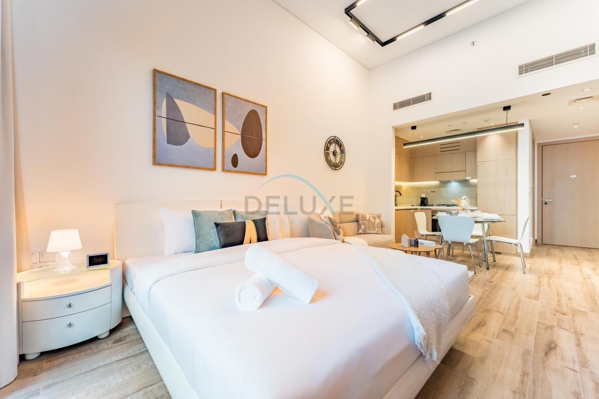 Community Views With Balcony Near Parks, Oakley Square Residences, Jumeirah Village Circle By Deluxe Homes Apartment