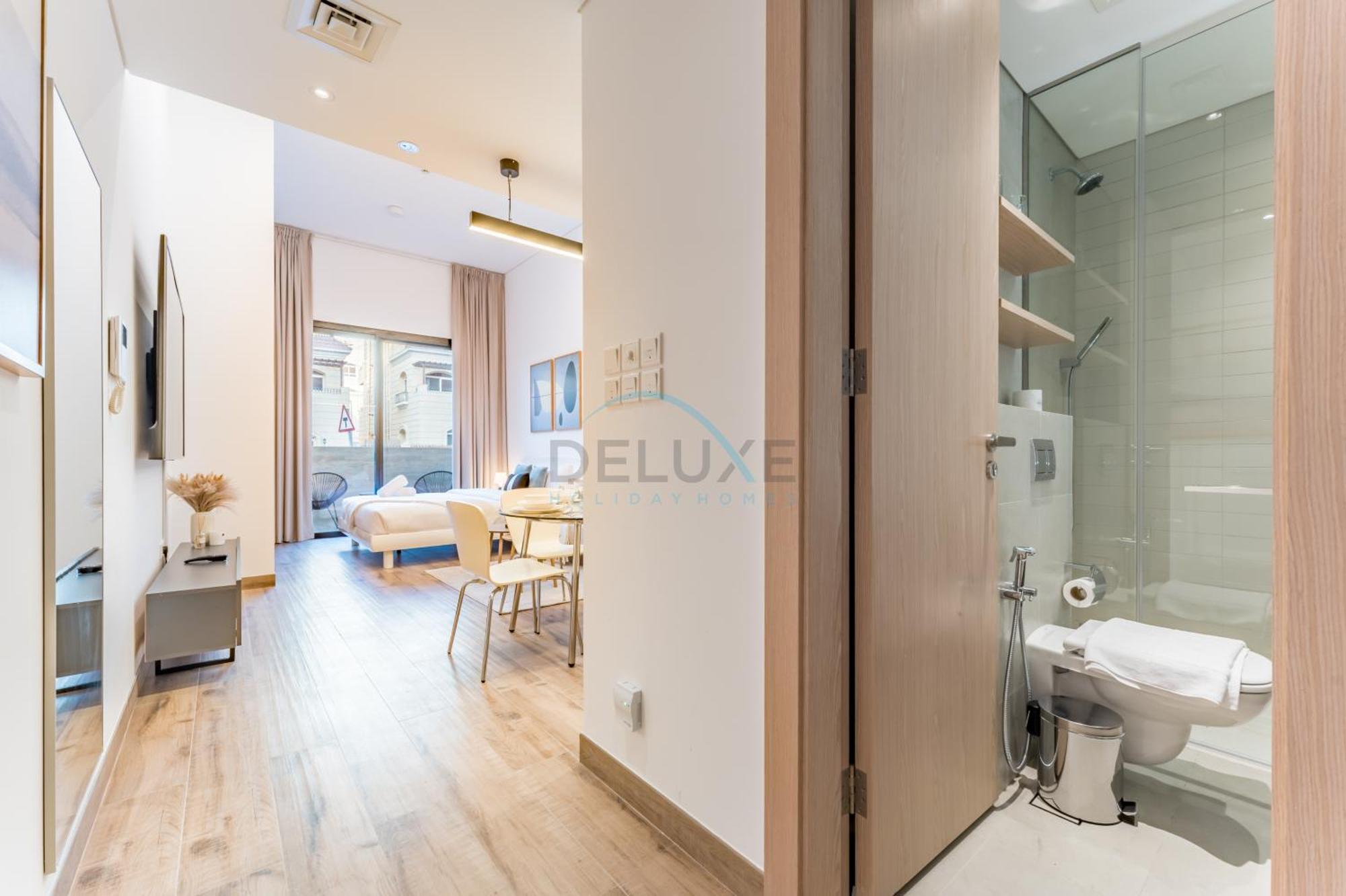 Community Views With Balcony Near Parks, Oakley Square Residences, Jumeirah Village Circle By Deluxe Homes Apartment Dubai